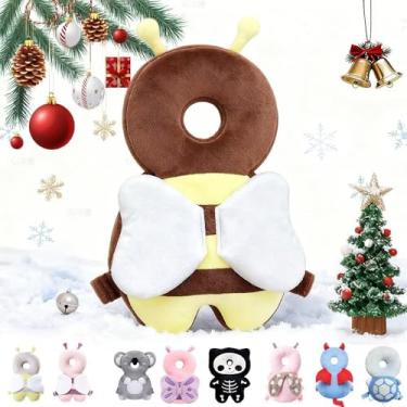 Imagem de Raelitego Mochila protetora de cabeça de bebê para cair, engatinhar e andar, arnês essencial para bebês, coala, capacetes, amantes de bebês, presentes para 0,5 a 2 anos, 6 a 12 meses