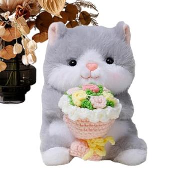 Imagem de Bicho de pelúcia – Boneca com buoquet, animais de pelúcia dos namorados, para esposa, mãe, Natal, aniversário, casamento, dos namorados