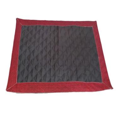 Imagem de Tapete Higienico para Cachorros Pet Lavável e Reutilizável 50x70cm - Microfibra Matelada Impermeável - Vermelho