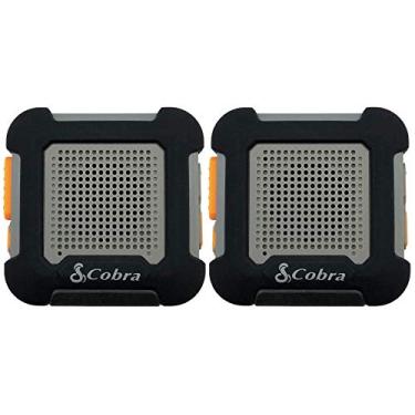 Imagem de Cobra Walkie Talkies vestíveis ACT220B Tag Rock – impermeável, mãos livres, recarregável, conjunto de rádio bidirecional de longo alcance de 30 km (pacote com 2)