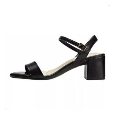 Imagem de Sandalia Moleca Salto Bloco Tira Larga Fivela-Feminino