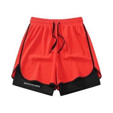 Imagem de Shorts De Basquete Masculinos De Secagem Rápida Em Seda Gelada, Conjun