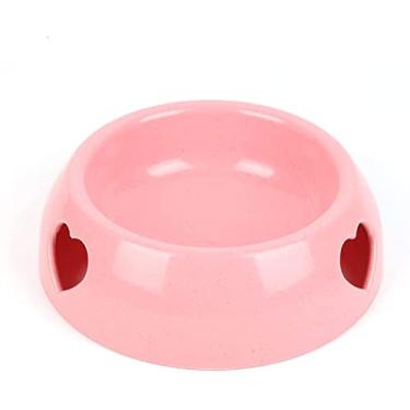 Imagem de Alimentadores para animais de estimação, tigelas arredondadas de plástico para cães e gatos, tigelas de alimentação lenta, fácil de limpar, comedouros de água