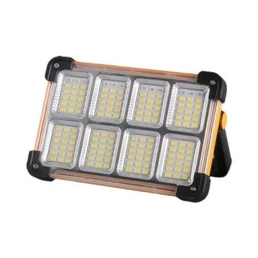 Imagem de Lanterna De Trabalho Solar LED Recarregável 3600mAh Holofote Portátil 