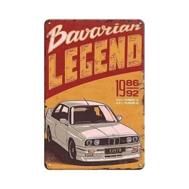 Imagem de Placa De Metal Vintage Legend Car, Placa De Parede, Arte Em Ferro, Pôs