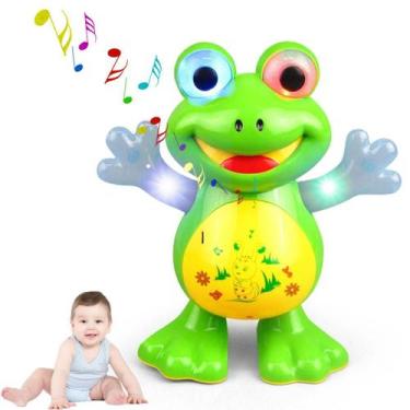 Imagem de Pato e Sapo Dançante Brinquedo Musical Anda Mexe Luz E Som - Toy King,