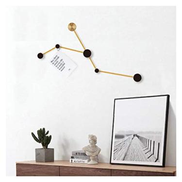 Imagem de Cabide de parede montado na parede cabide europeu criativo constelação gancho multifuncional pendurar na parede porta casaco gancho de parede cabide ganchos (cor: Câncer)