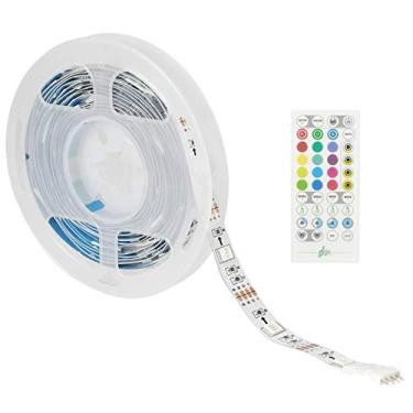 Imagem de Fitas de LED WiFi com Controle por Som Fita USB 54LED para Decoração DIY Casa TV Cozinha APP e Remoto Iluminação Sincronizada Música