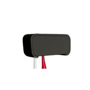 Imagem de Porta Escovas de Dente Parede – Fixação Sem Furo – Suporte Para 4 Escovas + Fita Dupla Face Forte(2 Escovas,Preto)