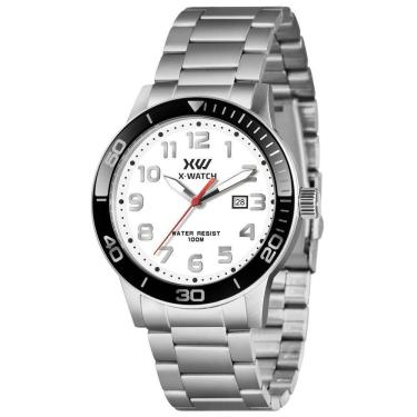 Imagem de Relógio X-Watch Masculino Ref: Xmss1062 B2Sx Casual Prateado