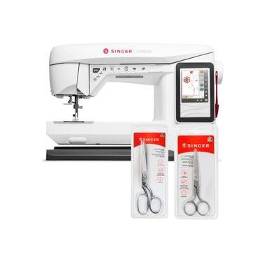 Imagem de Kit Máquina de Bordar EM9305 + Tesoura 8" Tecido e Tesoura para Bordado Bivolt
