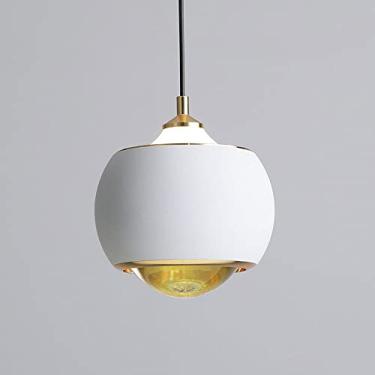 Imagem de Luminária pendente LED para decoração moderna, casa de fazenda, preta, MI-NI, lâmpada pendurada, bola de metal, ilha única, luz sobre a pia da cozinha, lustre de ouro rosa, compatível com sala de