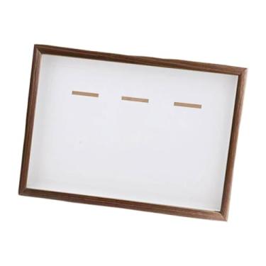 Imagem de Generic Caixa de Exibição de Medalhas, Moldura para Fotos e Armazenamento, Porta-Retratos para Competição de Natação, Madeira, A4