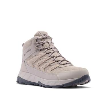 Imagem de Columbia Tênis de caminhada masculino Strata Trail Mid impermeável, Marrom macio/cinza escuro, 46