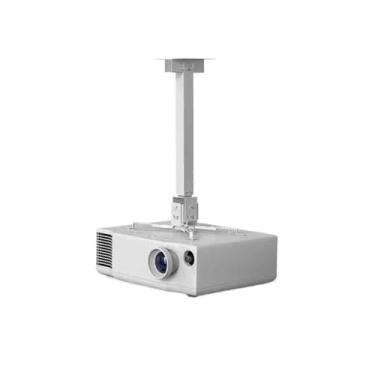 Imagem de KHUTRW3D Suporte universal para projetor, suporte universal retrátil de parede, suporte de projeção de teto, suporte de projetor multifuncional, suporte de projetor