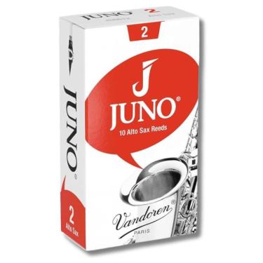 Imagem de Kit 10 Palheta Sax Alto Tamanho 2 Juno Vandoren Paris Jsr612