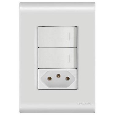 Imagem de Conjunto 2 Simples + 1 Tomada 20A - Tramontina Liz - Tlb016