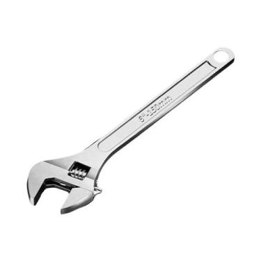 Imagem de Chave Inglesa Grande Ajustável Com Cabo Longo, Chave Universal De Aço 