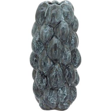 Imagem de Vaso Decorativo Enfeite Casa Cerâmica 34x15x15cm Cinza