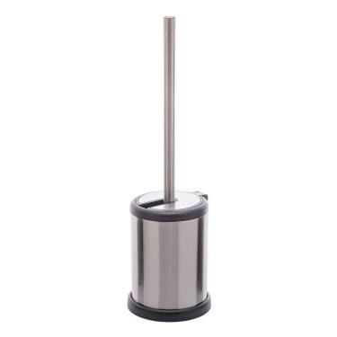 Imagem de Escova Sanitária De Aço Inox Com Suporte E Tampa 2972 - Lyor