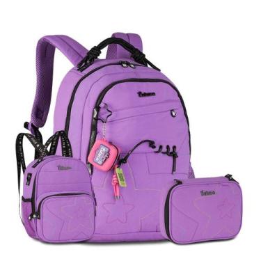 Imagem de Mochila Luluca Com Lancheira 2 Em 1 E Estojo Box Grande - Clio Style