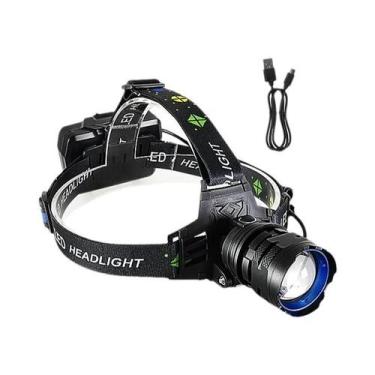Imagem de Lanterna De Cabeça LED Ultra Brilhante 980.000.000LM Recarregável USB 