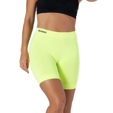 Imagem de Bermuda térmica feminina sem costura anti assadura academia corrida es