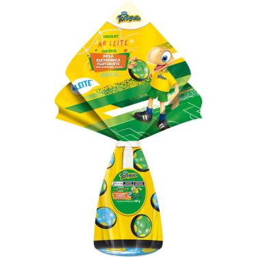 Imagem de Ovo de Páscoa Arcor Tortuball Infantil Chocolate ao Leite 100g com Brinde Surpresa