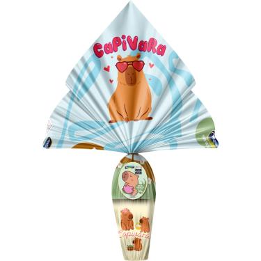 Imagem de Ovo de Páscoa Montevergine Infantil Chocolate ao Leite Capivara 80g