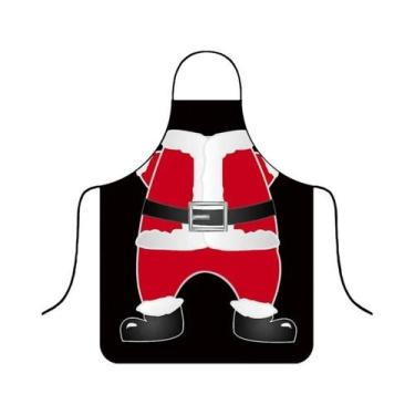 Imagem de Avental De Natal Impermeável Festivo, Divertido Para Cozinha E Decoraç