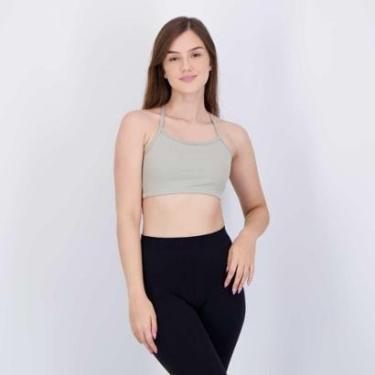 Imagem de Top Fila Life Feminino Verde Chino-Feminino