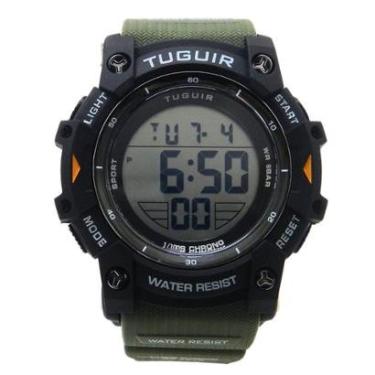 Imagem de Relógio Masculino Tuguir Digital TG30455 Preto e Verde-Masculino