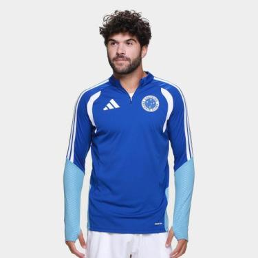 Imagem de Blusa Cruzeiro 26/27 Treino Jogador Adidas Masculina, Azul, M