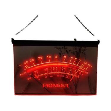 Imagem de Letreiro De Neon LED 3D Com Escultura Pioneer Peak VU dB, Arte De Pare
