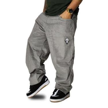 Imagem de Calça Veludo Brothas And Cash Palhaço Cotelê Cinza BRO-279-Masculino