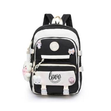 Imagem de Mochila Juvenil Escolar Reforçada Feminina-Feminino