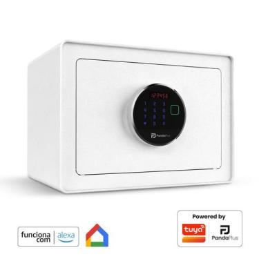 Imagem de Cofre Eletrônico Digital Portátil Chave Senha Compatível Alexa Google 