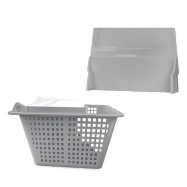 Imagem de Kit Coadeira para Piscina com Cesto Skimmer E Tampa Flap para Cesto Sk