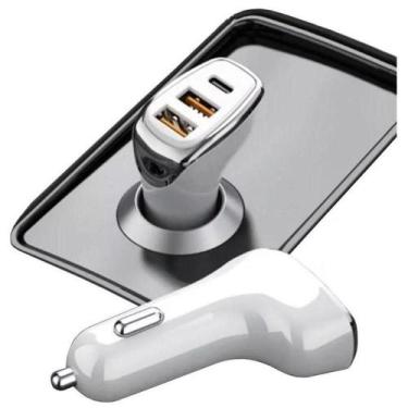 Imagem de Carregador Veicular Cinzeiro Usb Type C Turbo 38w Kd-304 - KAIDI