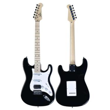 Imagem de Guitarra Stratocaster Shelter SSW Basswood Hss, SSW-BK