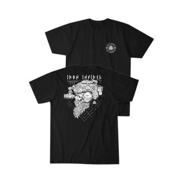 Imagem de Camiseta Masculina 100% Algodão Com Gola Redonda E Manga Curta, Tendên
