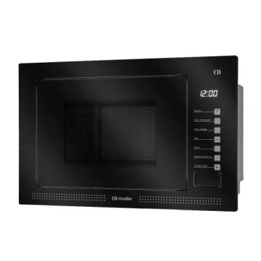 Imagem de Micro-ondas de Embutir Mueller 25 Litros Preto Painel Digital 1400w MM