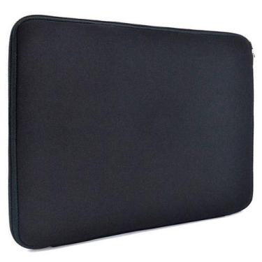 Imagem de Case para Notebook 15,6 Polegadas Preto Neoprene Legítimo Impermeável 