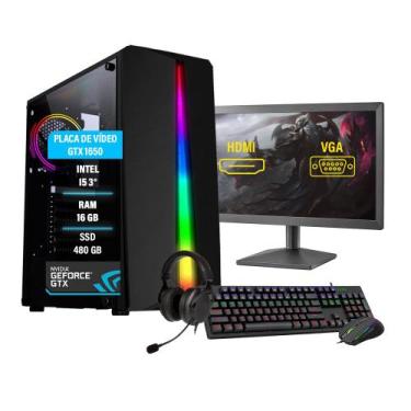 Imagem de Pc Gamer Darius Completo I5 3ºGer. GTX 1650 16GB SSD 480GB - Amorim Te