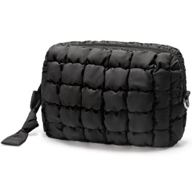 Imagem de Bolsa de cosméticos Unilily Quilted Puffy Travel 10x15x22 cm