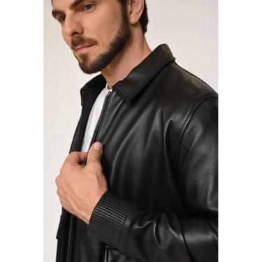 Imagem de Jaqueta Couro Masculina Istambul Preto 