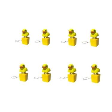 Imagem de Lanterna LED Recarregável Com Som Engraçado De Sapo E Pato, Chaveiro E