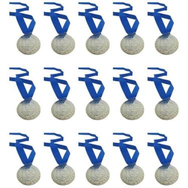 Imagem de Kit C/15 Medalhas de Ouro Prata ou Bronze Honra ao Merito 936 - 1 Fit,