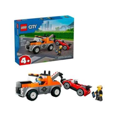 Imagem de Caminhao de reboque e conserto de carro esportivo - LEGO