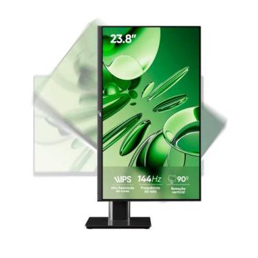 Imagem de Monitor Pivot 23,8" Slim Get IPS LED Full HD Antirreflexo, 7ms, 144Hz,